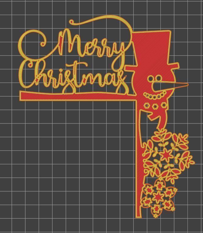 Christmas door corners vol 4 - Multipack of 10 models 3D print model_9