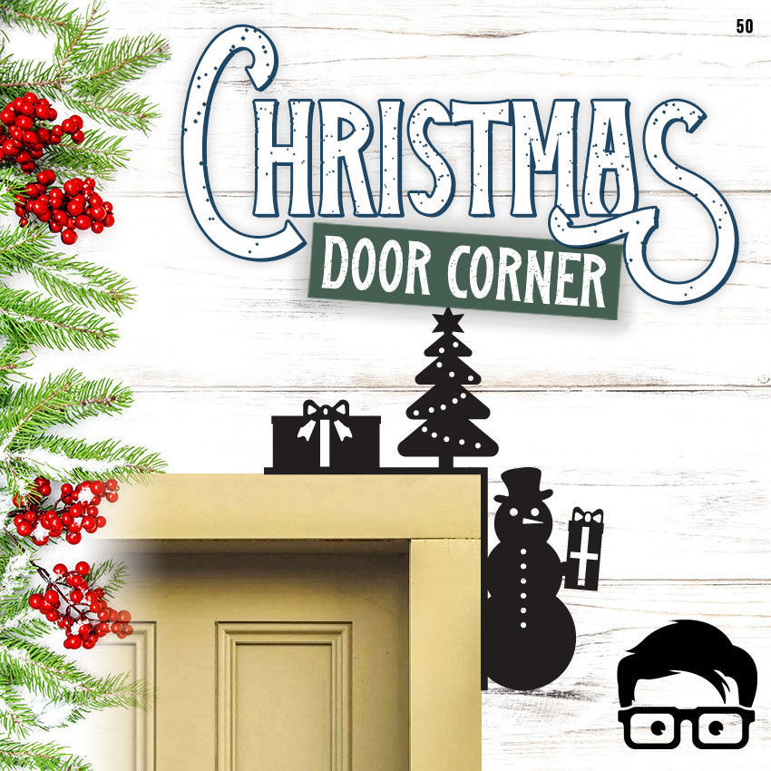 Christmas door corners vol 5 - Multipack of 8 models 3D print model_16