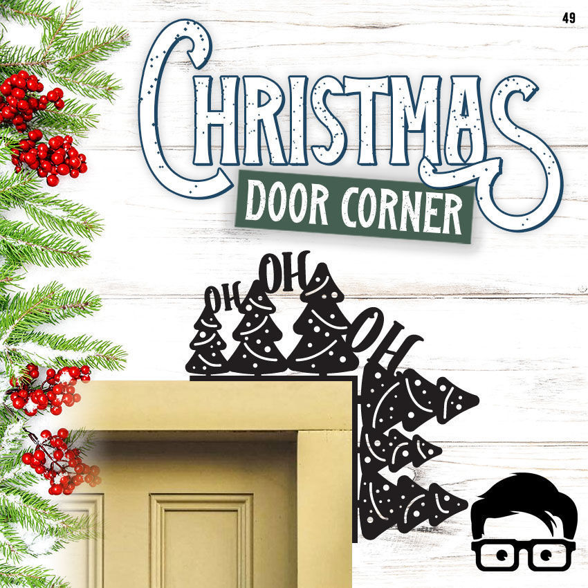 Christmas door corners vol 5 - Multipack of 8 models 3D print model_14
