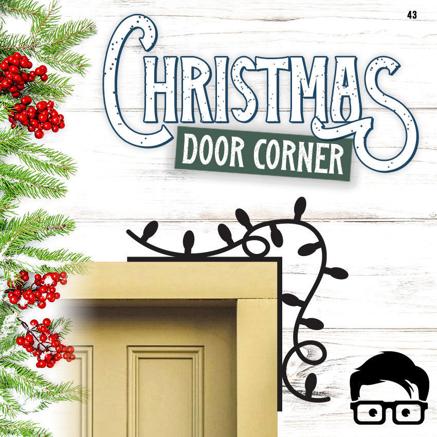 Christmas door corners vol 5 - Multipack of 8 models 3D print model_2