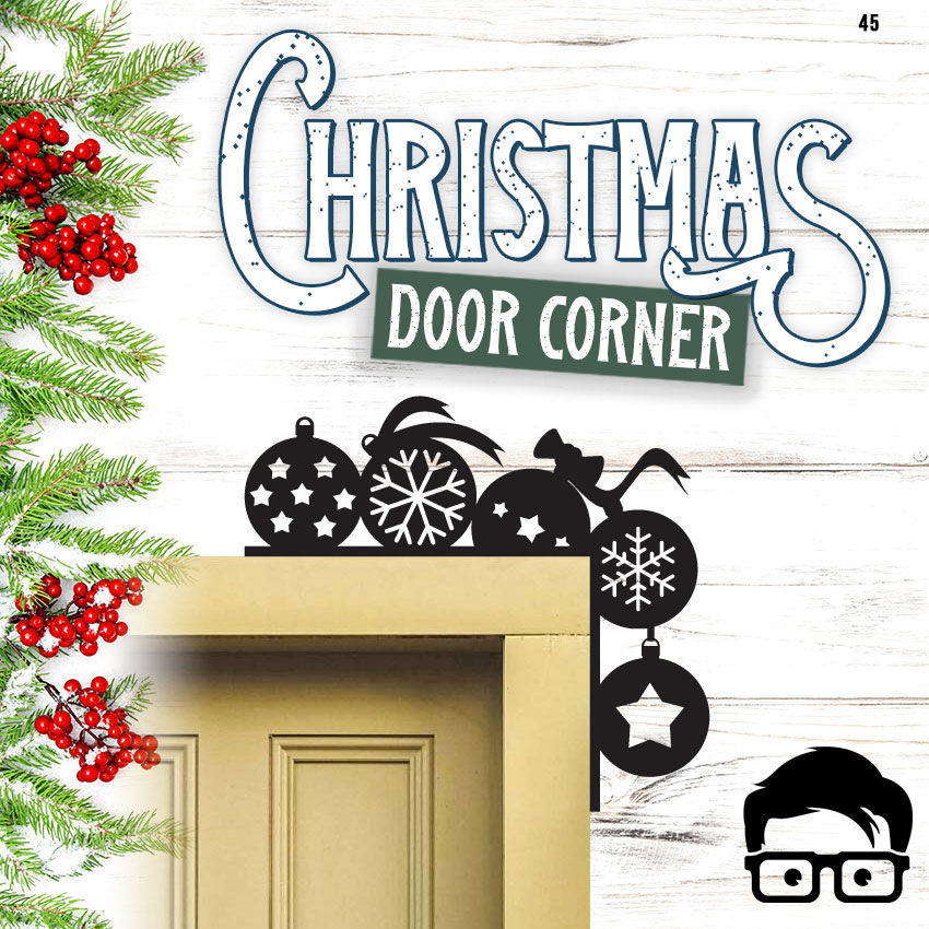 Christmas door corners vol 5 - Multipack of 8 models 3D print model_6