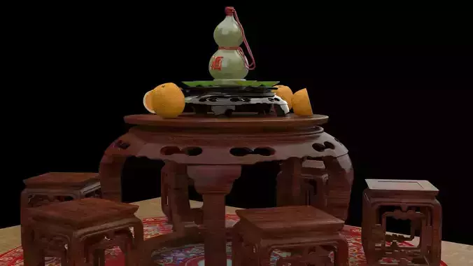 Chinese gourd wine bottle  