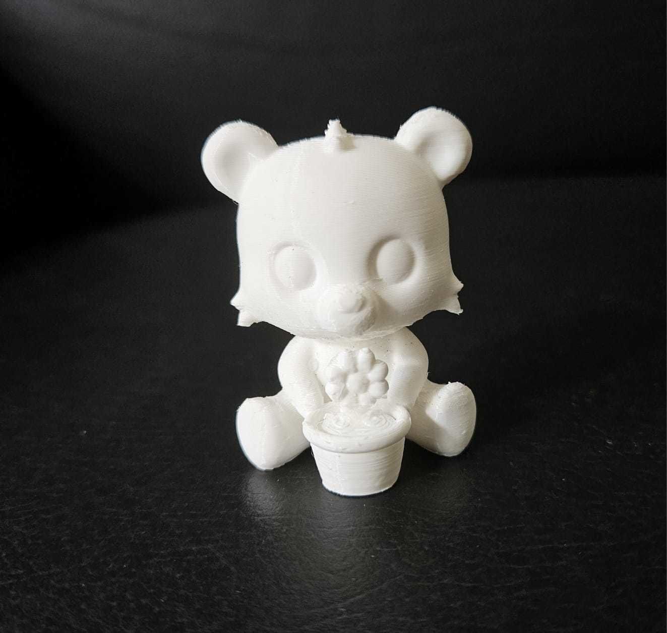 Bear Flower 3D print model_12