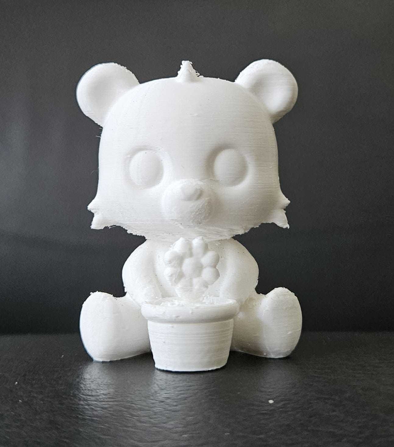 Bear Flower 3D print model_5