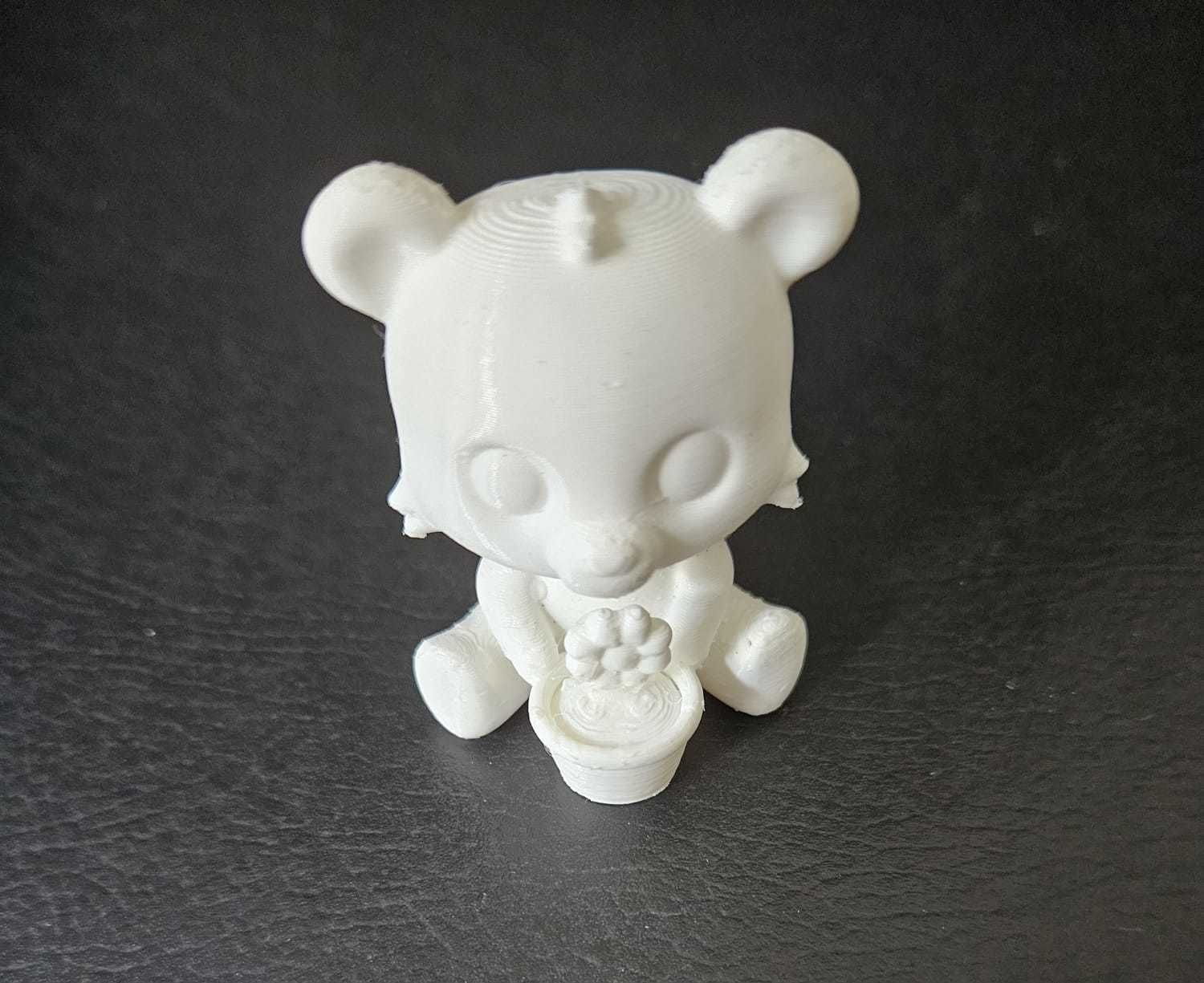 Bear Flower 3D print model_14