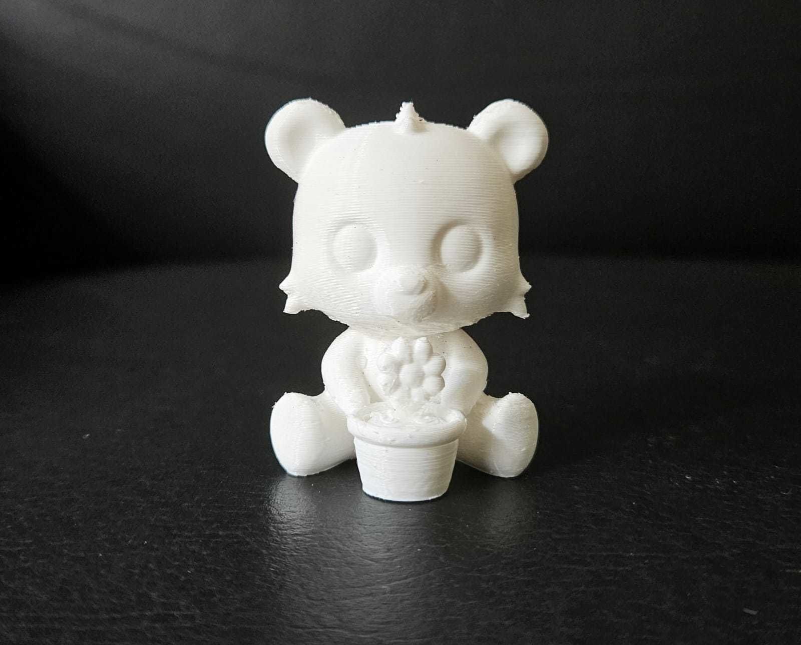 Bear Flower 3D print model_13