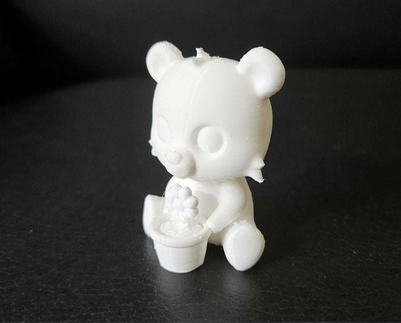 Bear Flower 3D print model_6