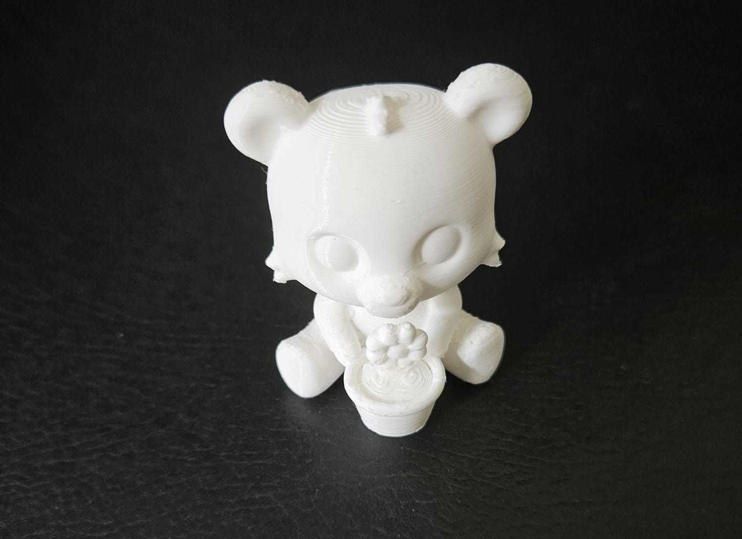 Bear Flower 3D print model_15