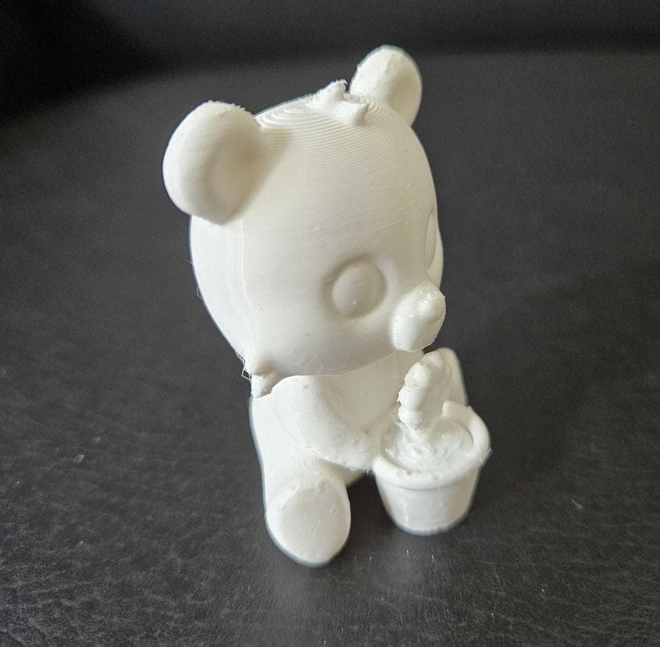 Bear Flower 3D print model_11