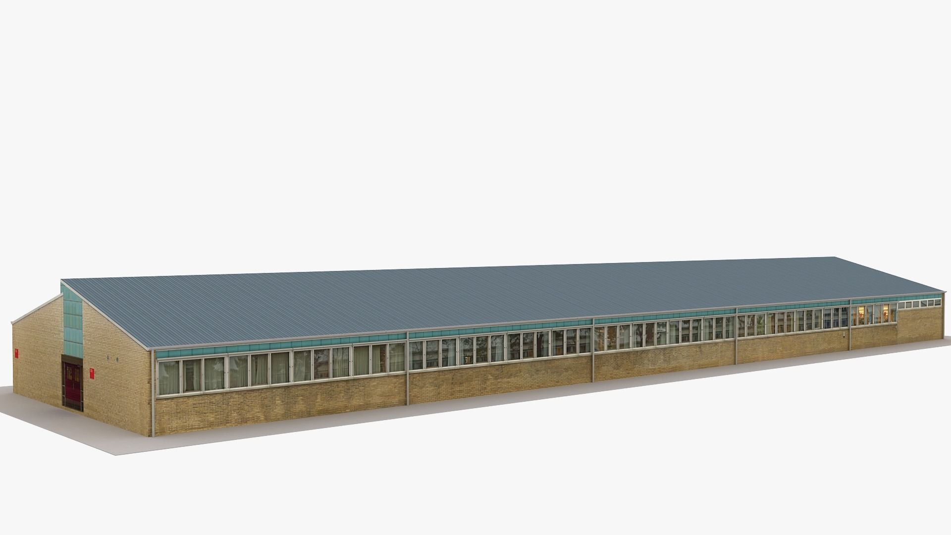 Realistic European City Block Building 3d model 01 3D model_15