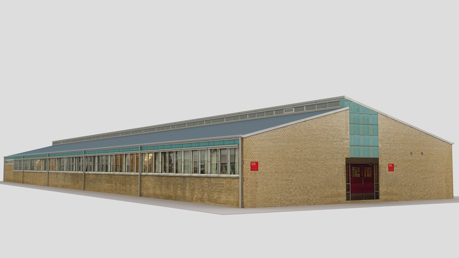 Realistic European City Block Building 3d model 01 3D model_7