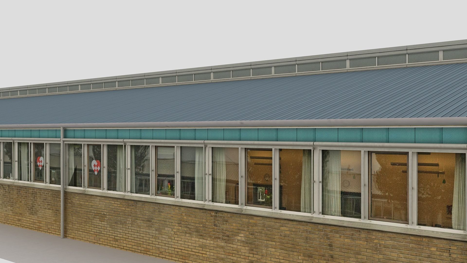 Realistic European City Block Building 3d model 01 3D model_10