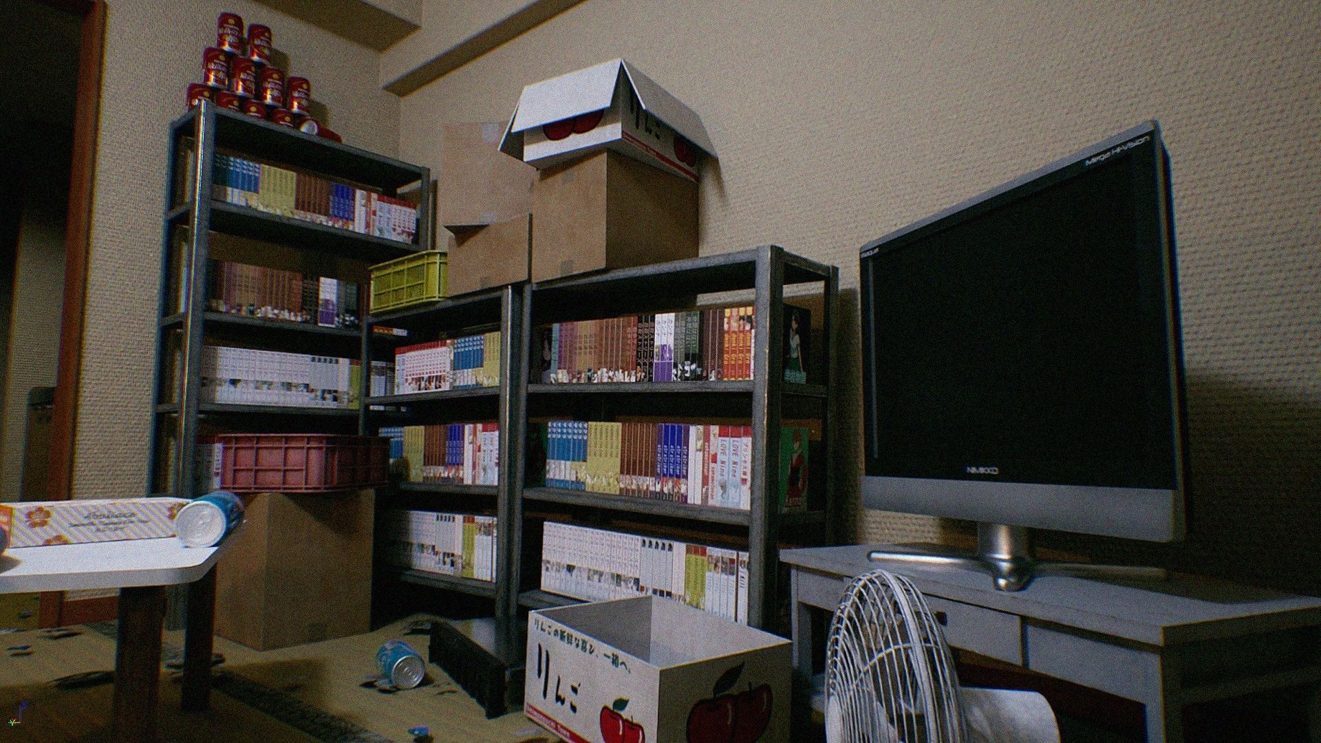 Japanese NEETs Apartment Low-poly 3D model_3