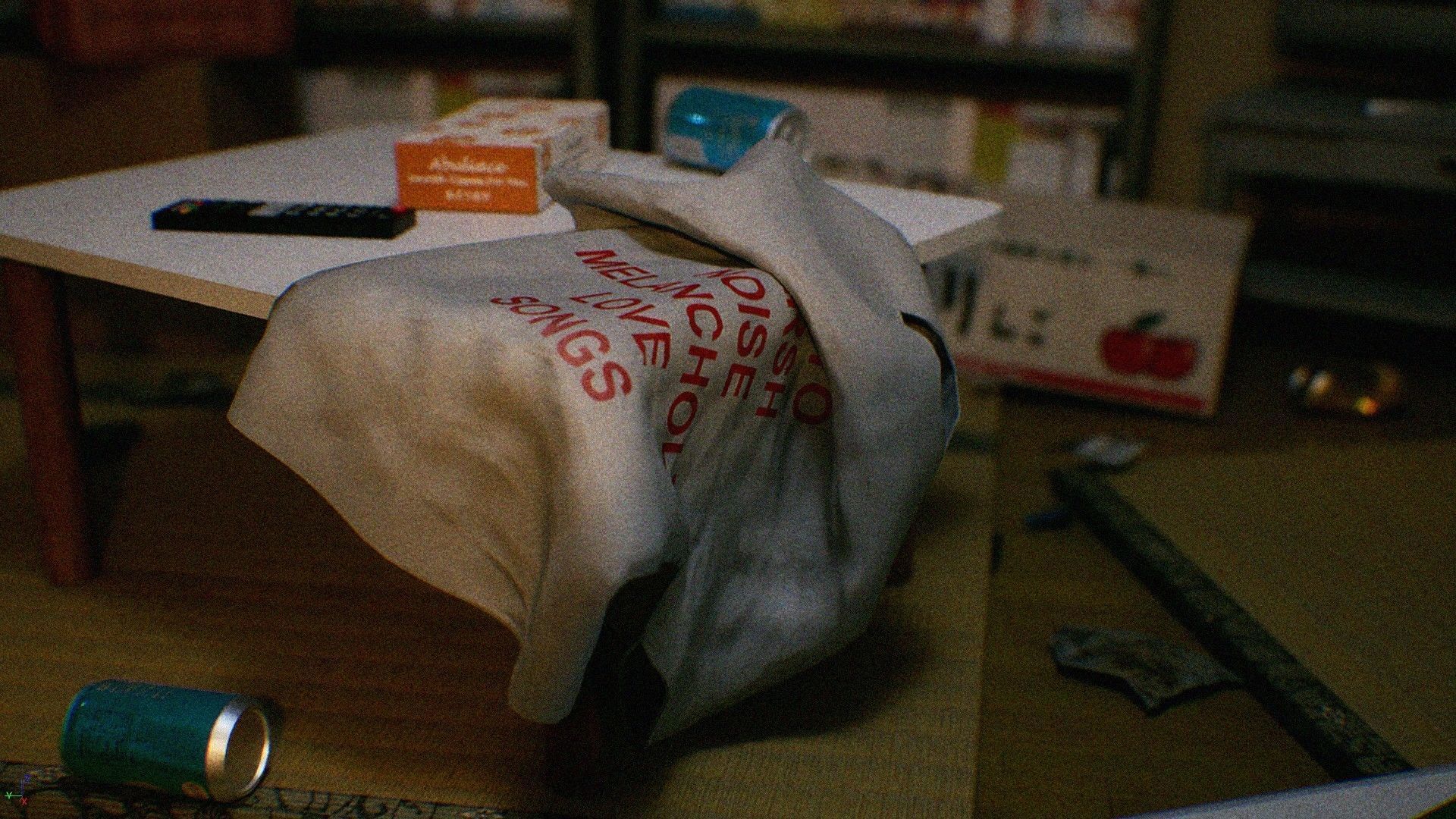 Japanese NEETs Apartment Low-poly 3D model_4