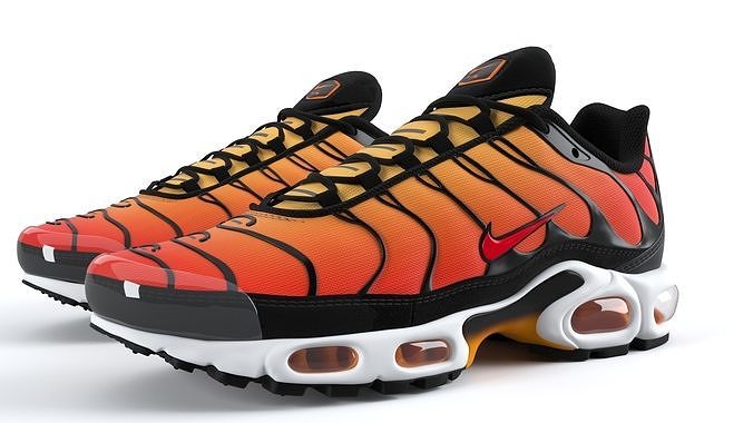 Air Max Plus Tiger OG PBR Low-poly 3D model