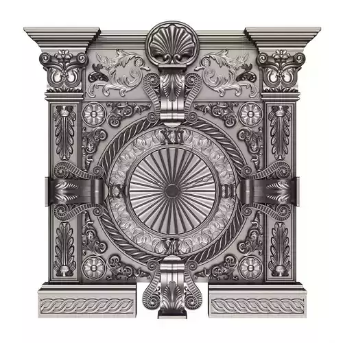 Classic Wall Clock 015 Chrome