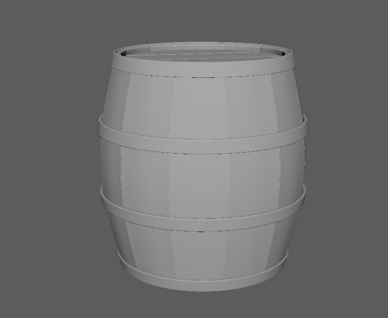 Barrel 3D model_4