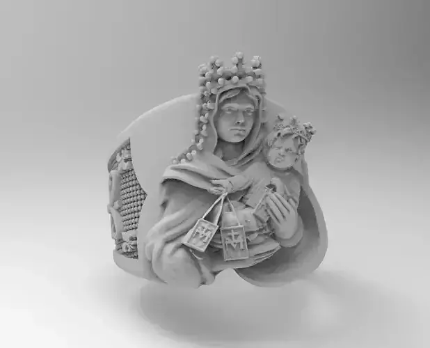 anillo virgen del carmen 
