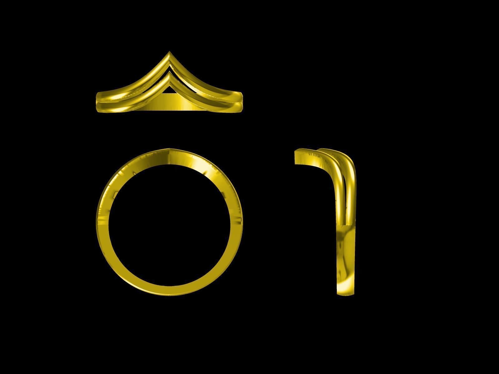 25 DESIGNER COCKTAIL RINGS 3D print model pt-2 3D print model_18