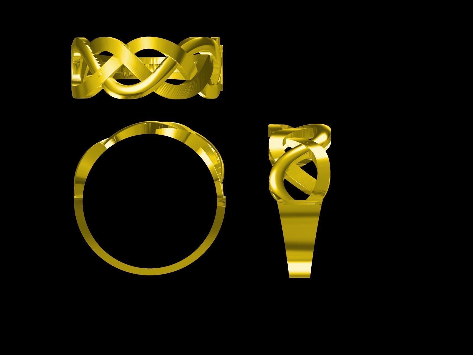 25 DESIGNER COCKTAIL RINGS 3D print model pt-2 3D print model_23