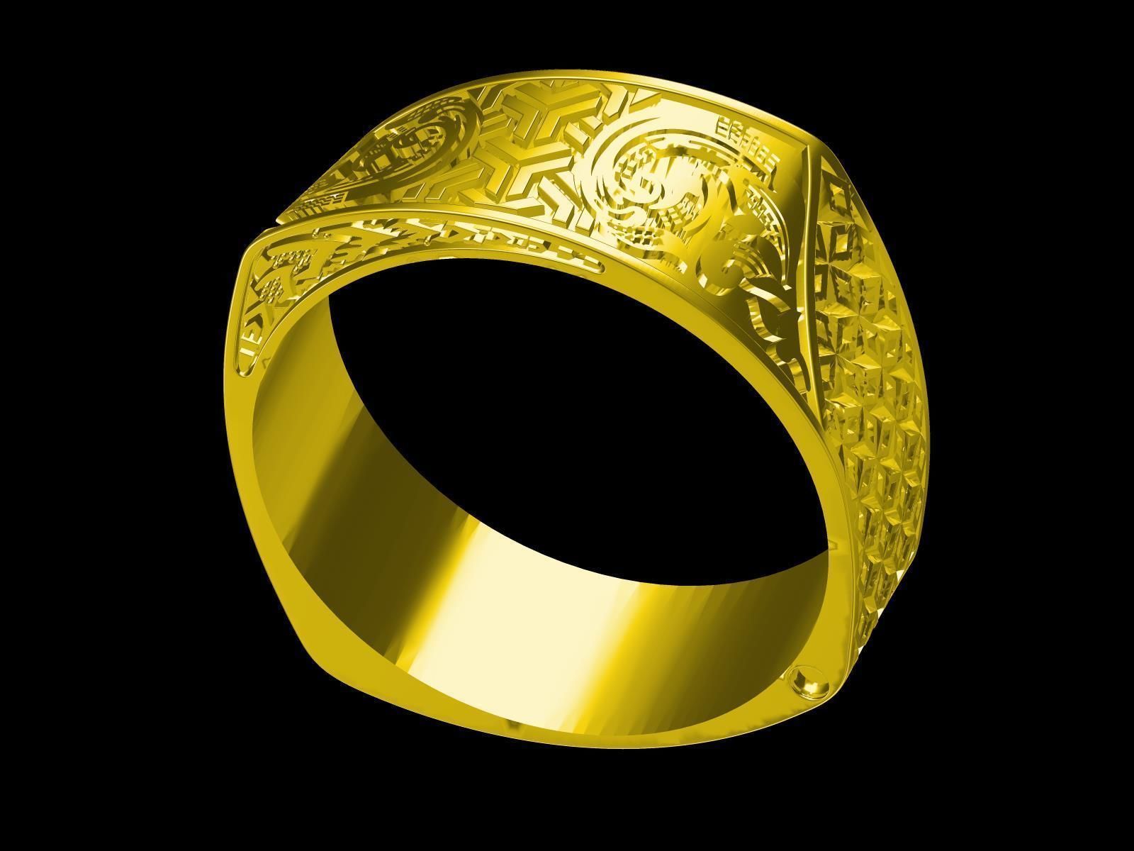 25 DESIGNER COCKTAIL RINGS 3D print model pt-2 3D print model_21