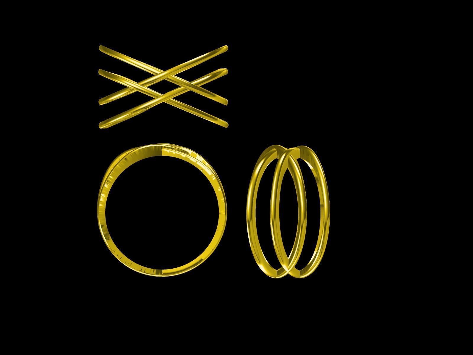 25 DESIGNER COCKTAIL RINGS 3D print model pt-2 3D print model_17