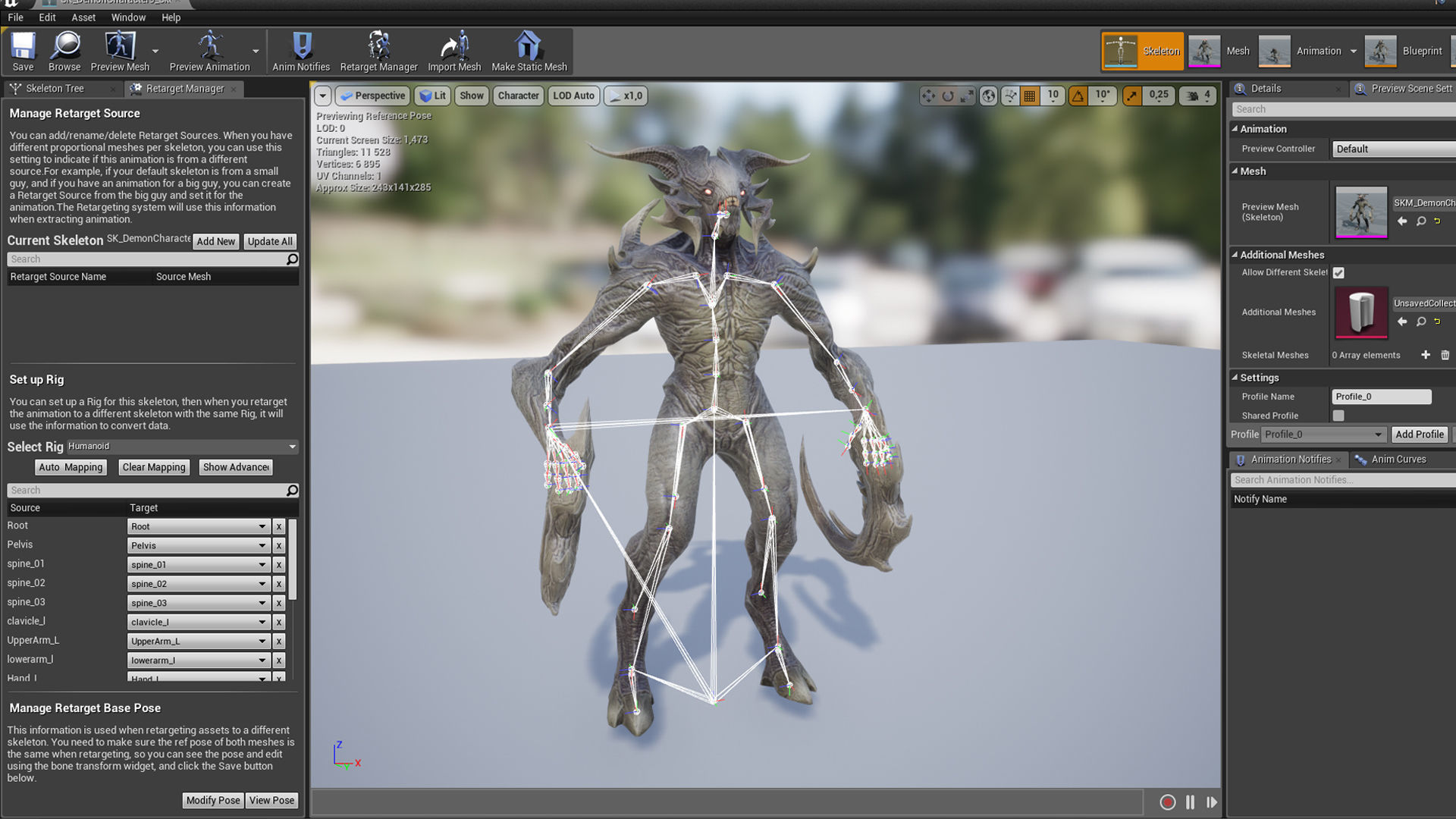Demon Character 9 Low-poly 3D model_25