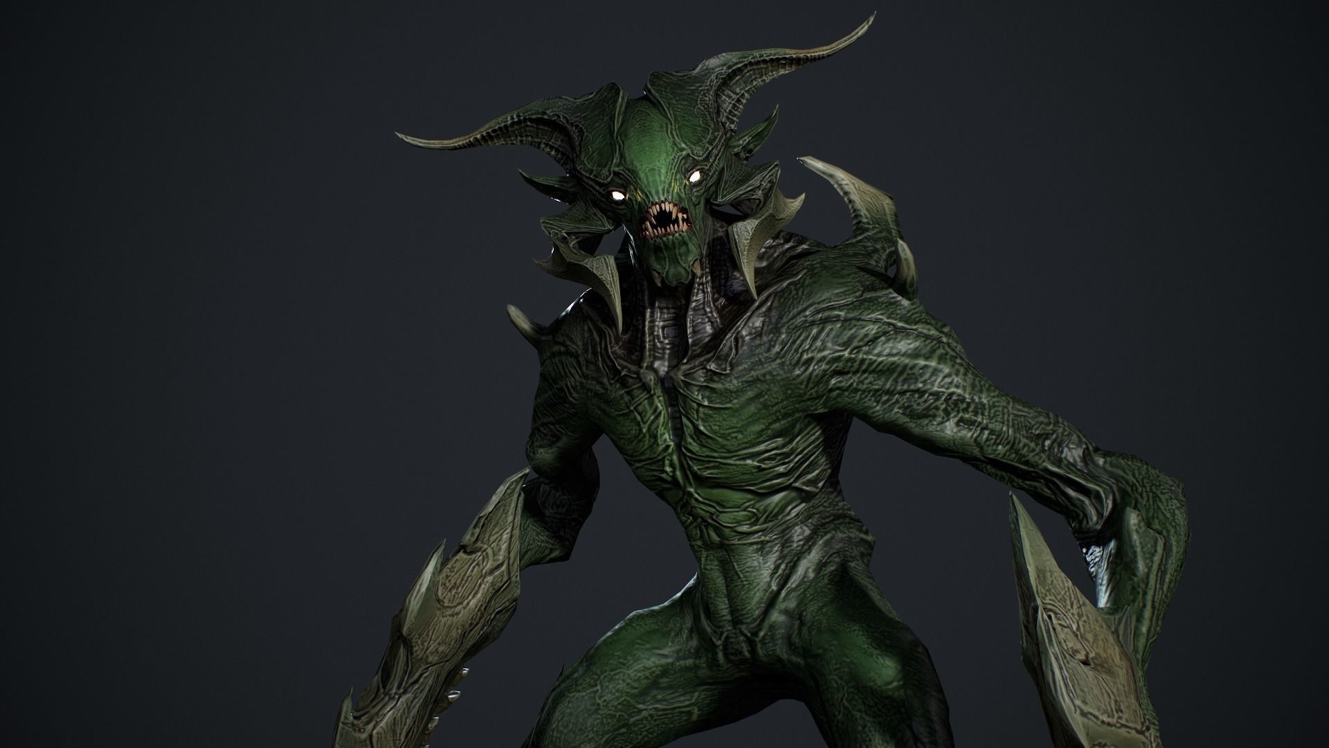 Demon Character 9 Low-poly 3D model_18