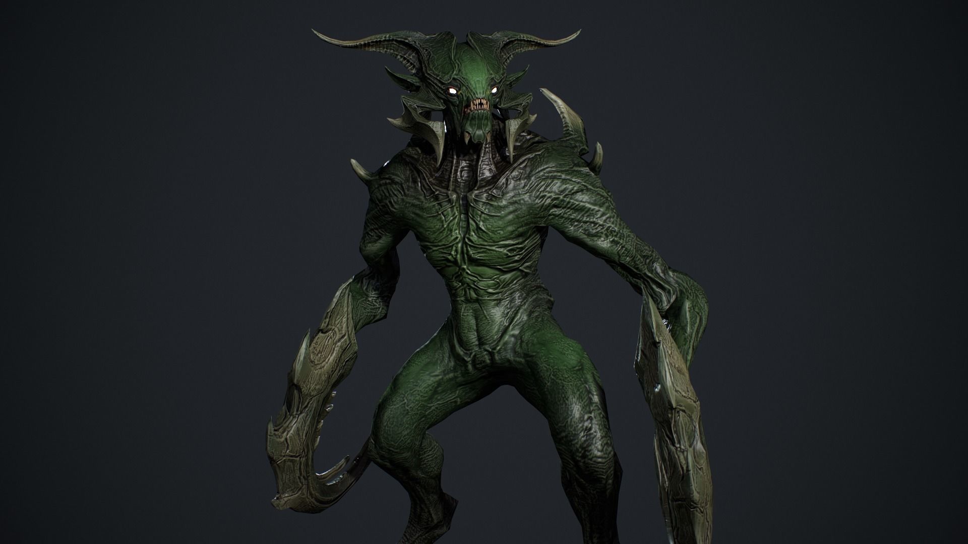 Demon Character 9 Low-poly 3D model_19