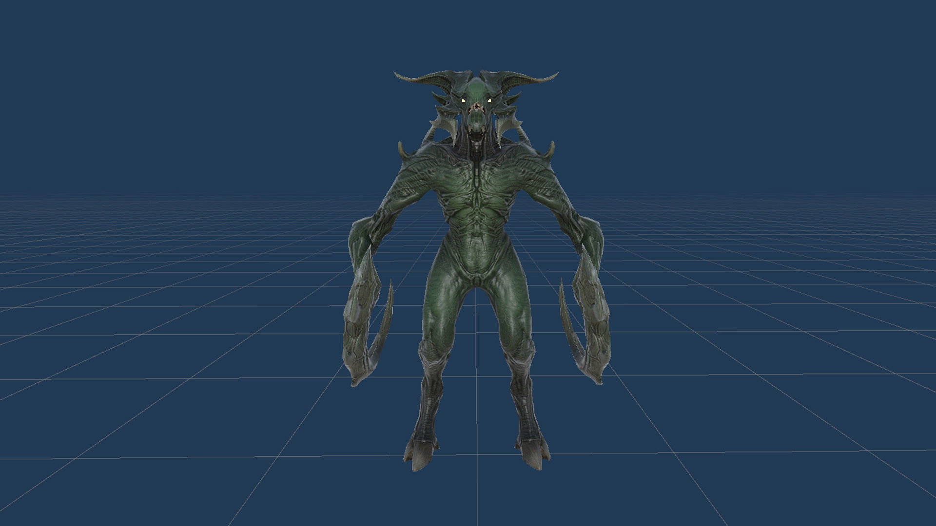 Demon Character 9 Low-poly 3D model_27