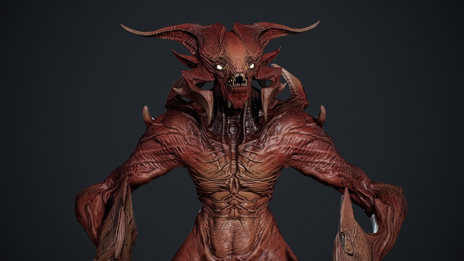 Demon Character 9 Low-poly 3D model_12