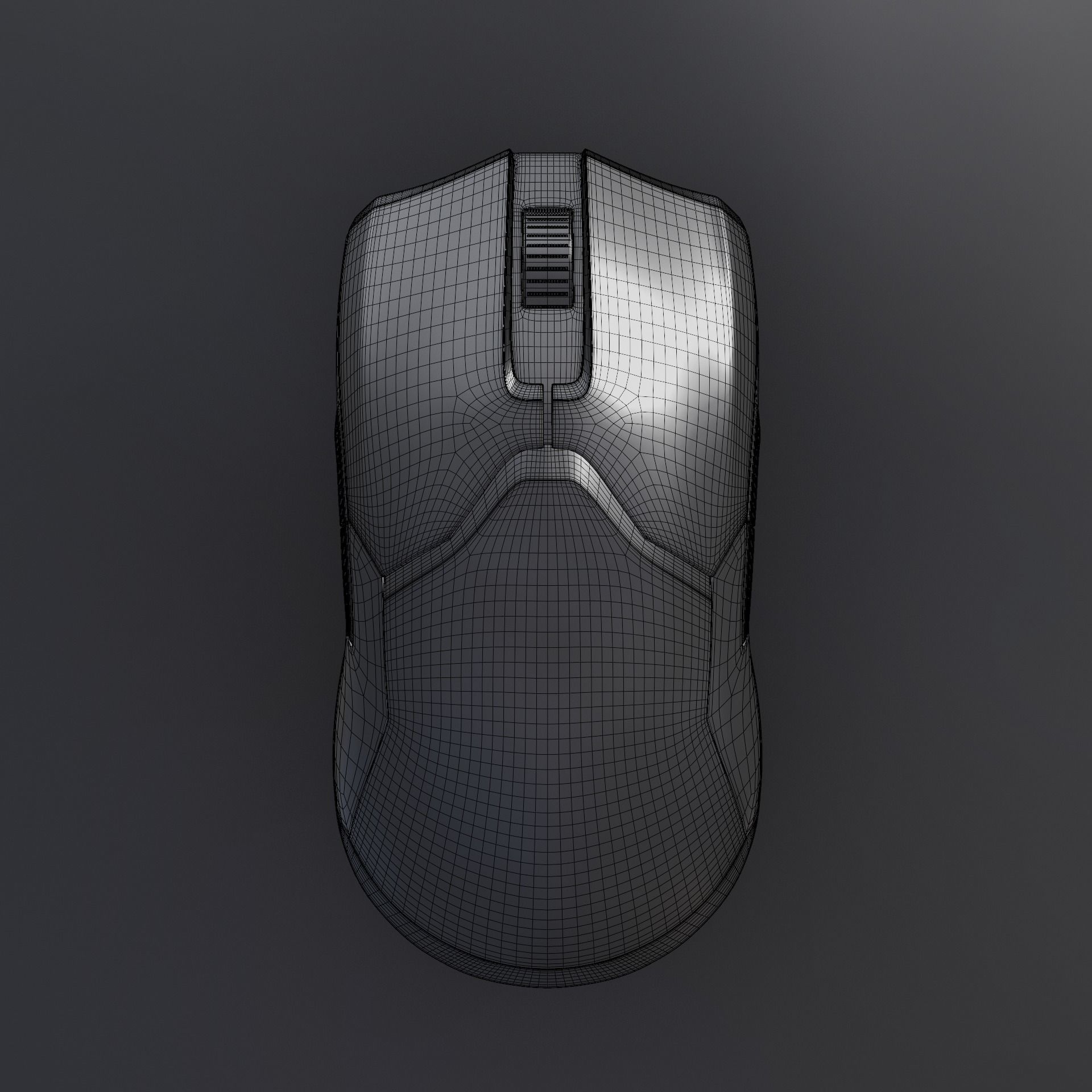 Razer viper gaming mouse 3D model_9