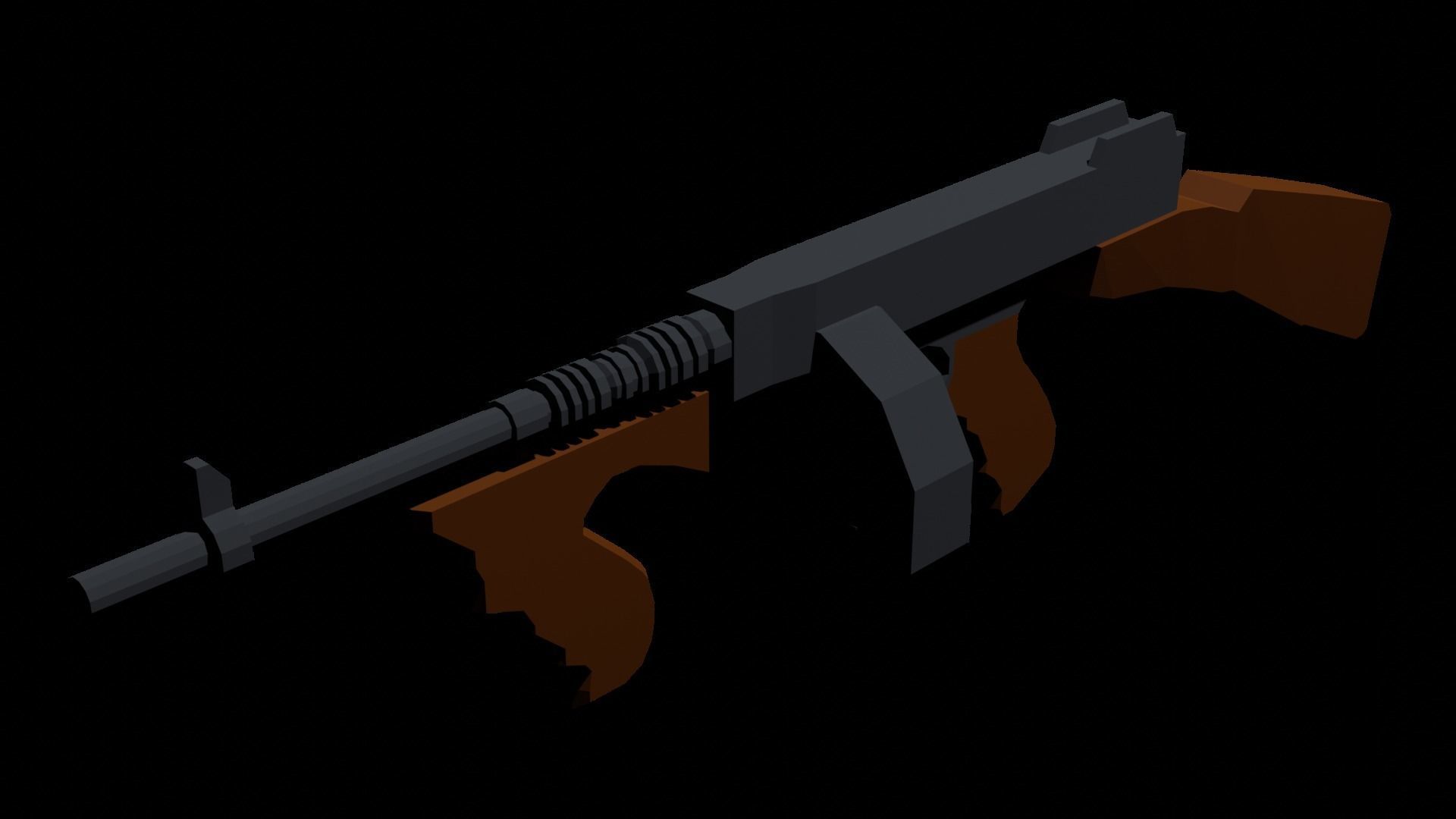 THOMPSON SUBMACHINE GUN REPLICA visual data 4