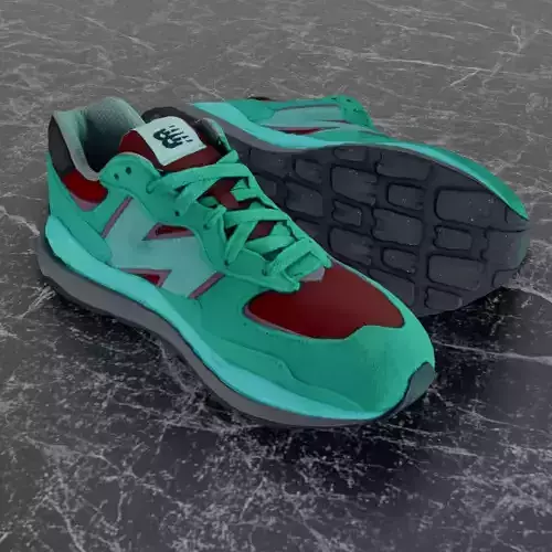 NEW BALANCE 3D SHOES - GREEN - BROWN