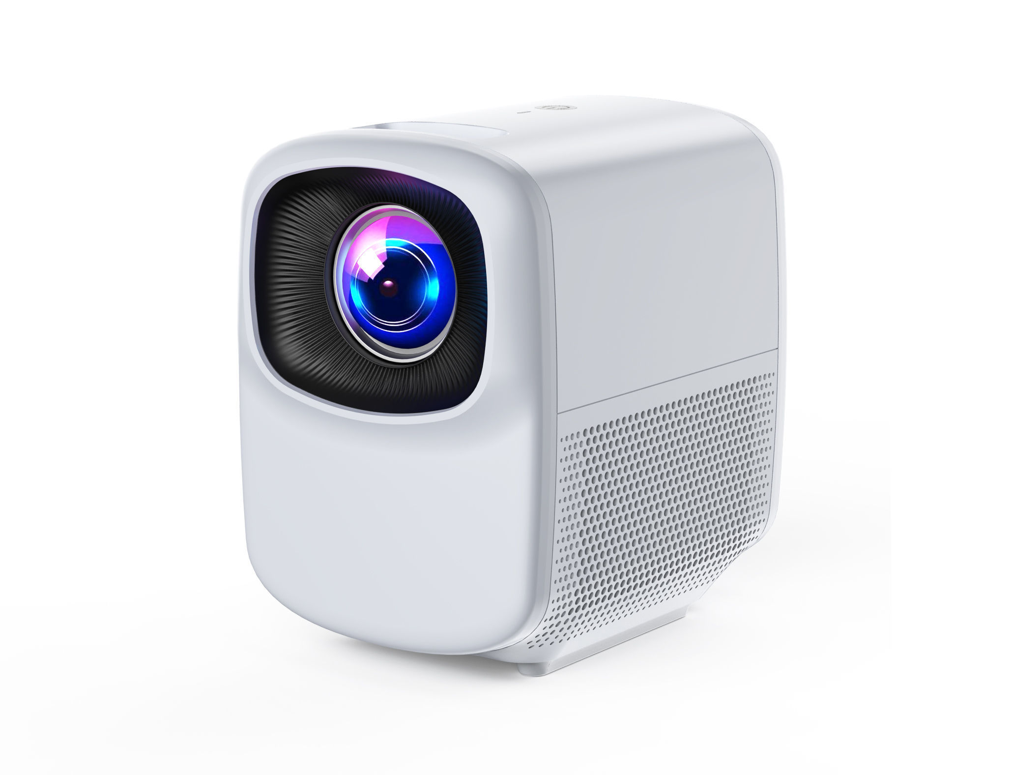 High-Quality 3D Projector Model With Background 3D model_1