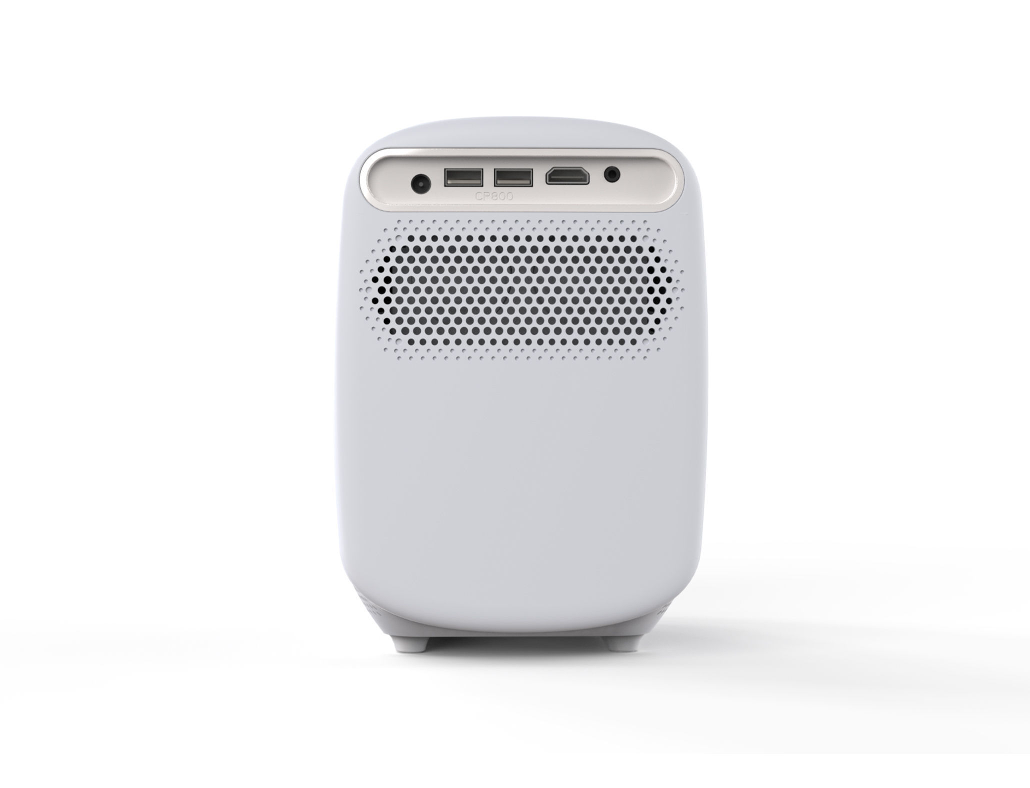 High-Quality 3D Projector Model With Background 3D model_3