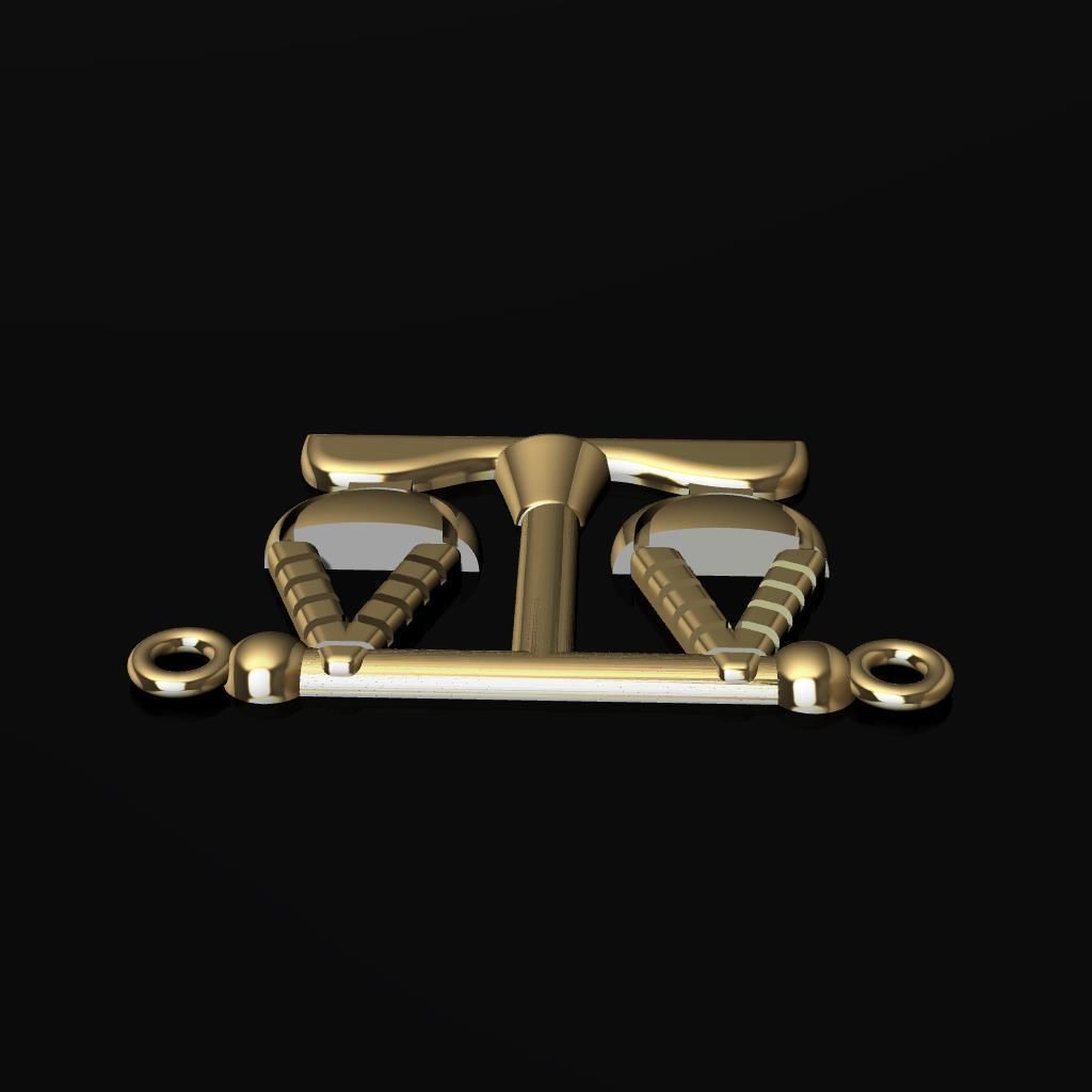 dije de balanzas modelo 3D 3D print model_4