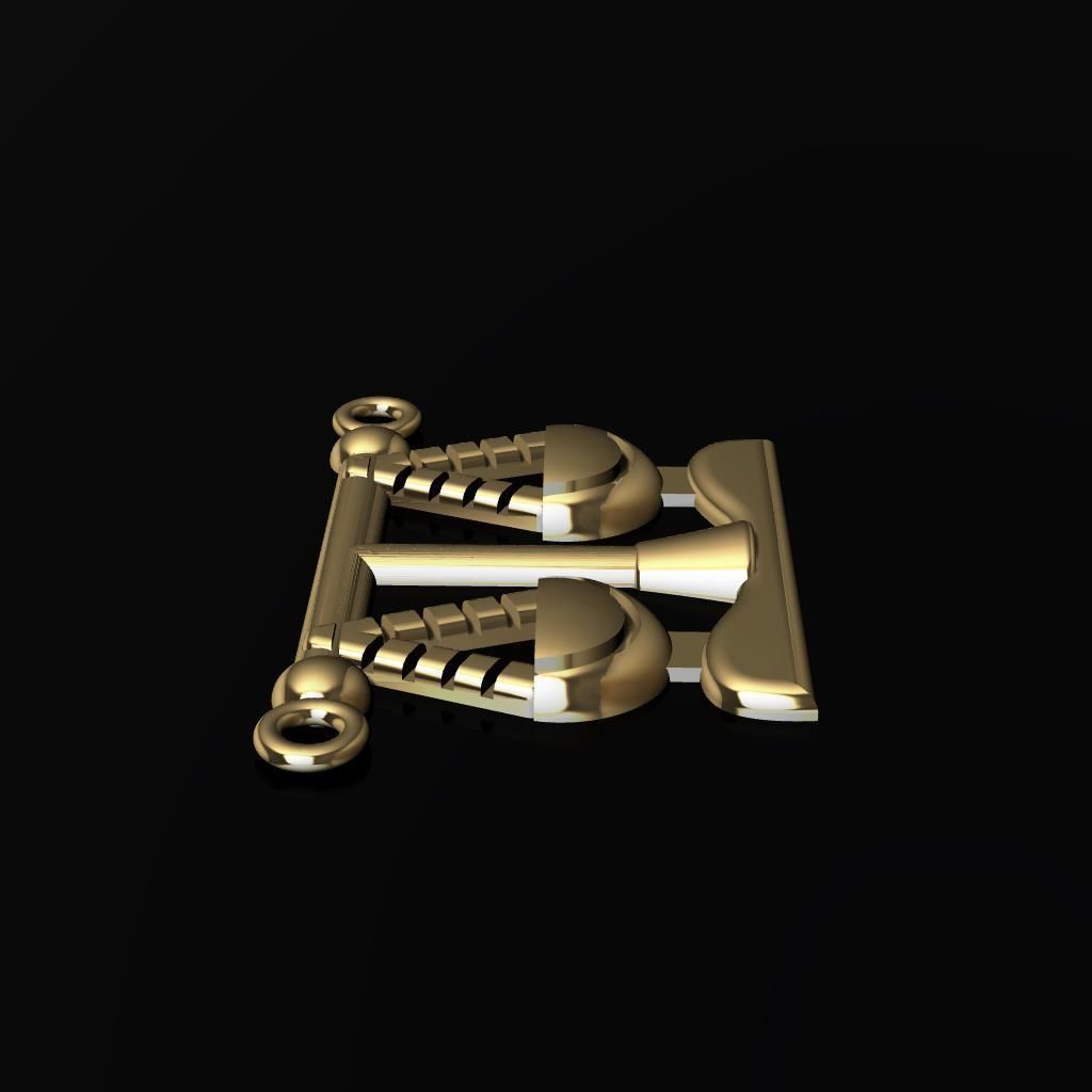 dije de balanzas modelo 3D 3D print model_2