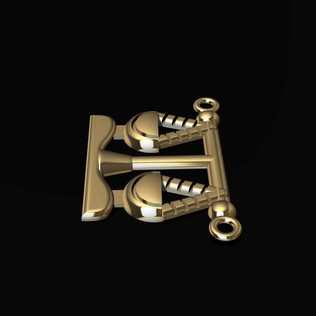 dije de balanzas modelo 3D 3D print model_1