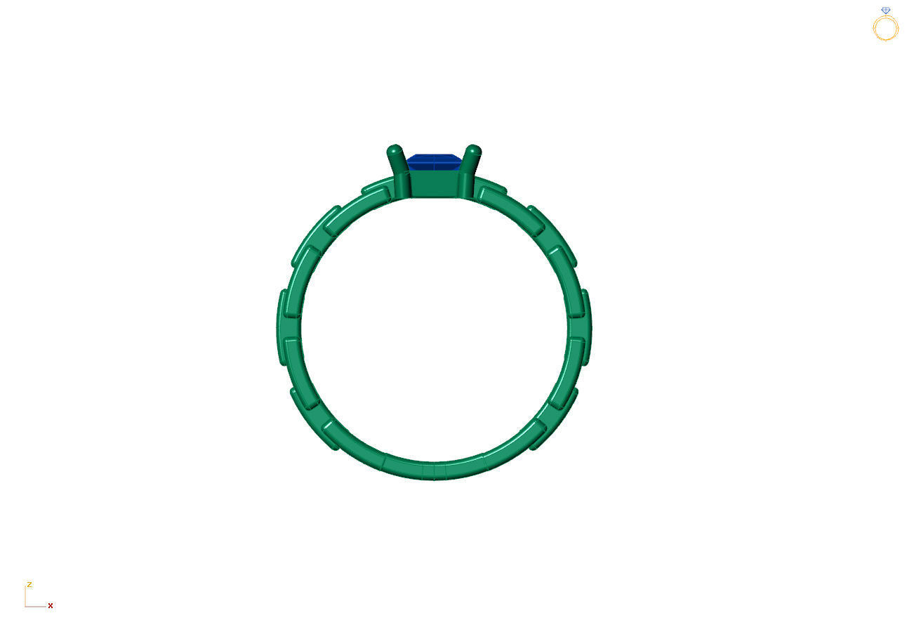 anel de formatura 3D print model_4