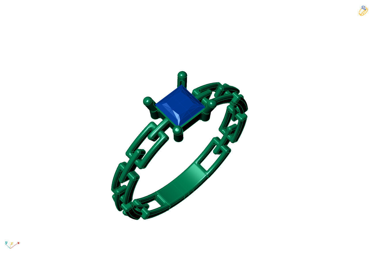 anel de formatura 3D print model_8