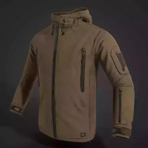 PATRIOT HF Helikon-Tex fleece jacket Low-poly 3D model