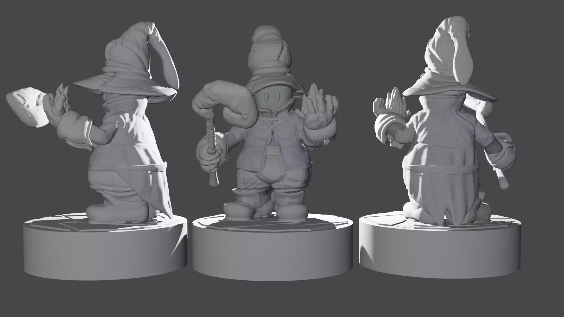 Vivi game final fantasy 9 3D print model_0