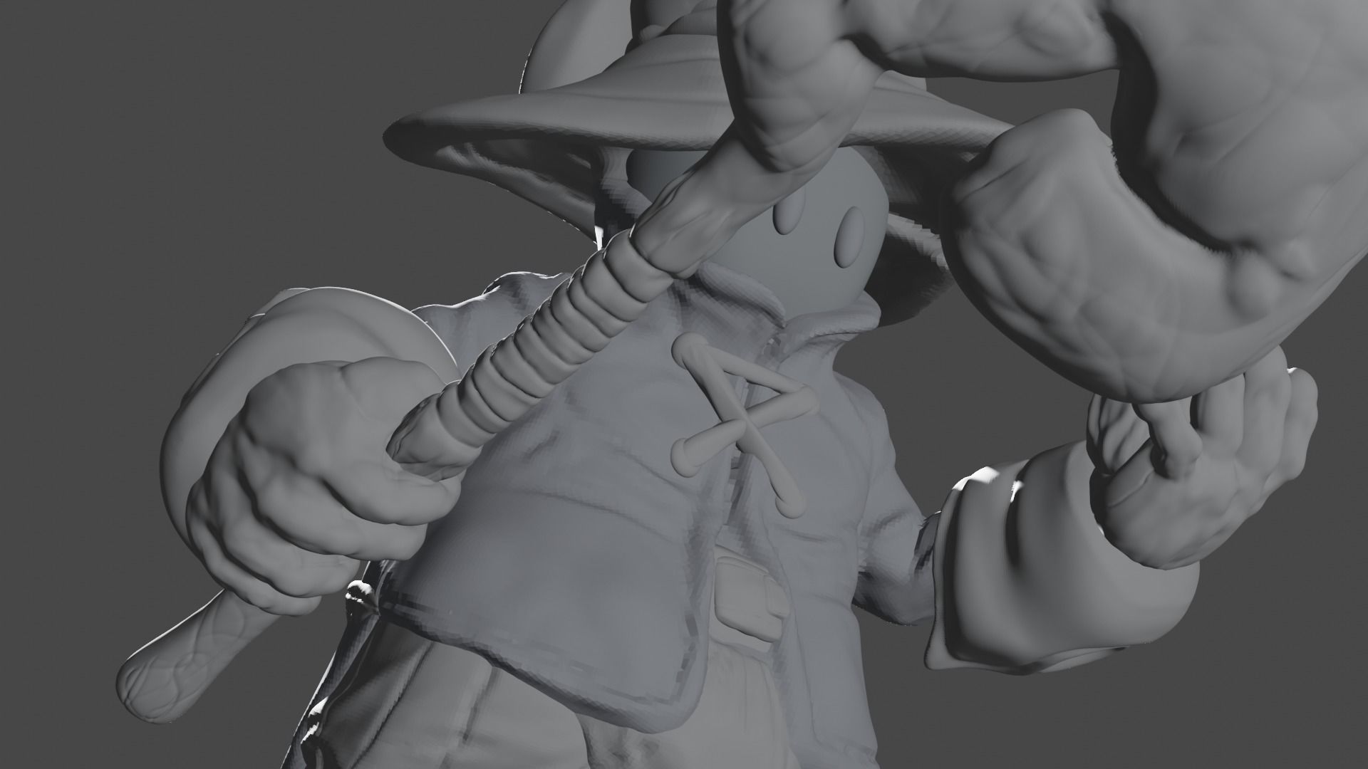 Vivi game final fantasy 9 3D print model_2