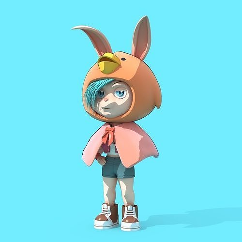 Bunny Collection 1040 3D model