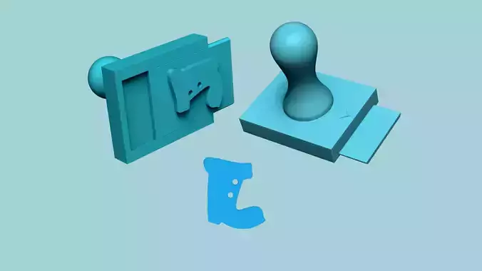 Stamp 70 - Santa Boots - Fondant Decoration Maker Toy