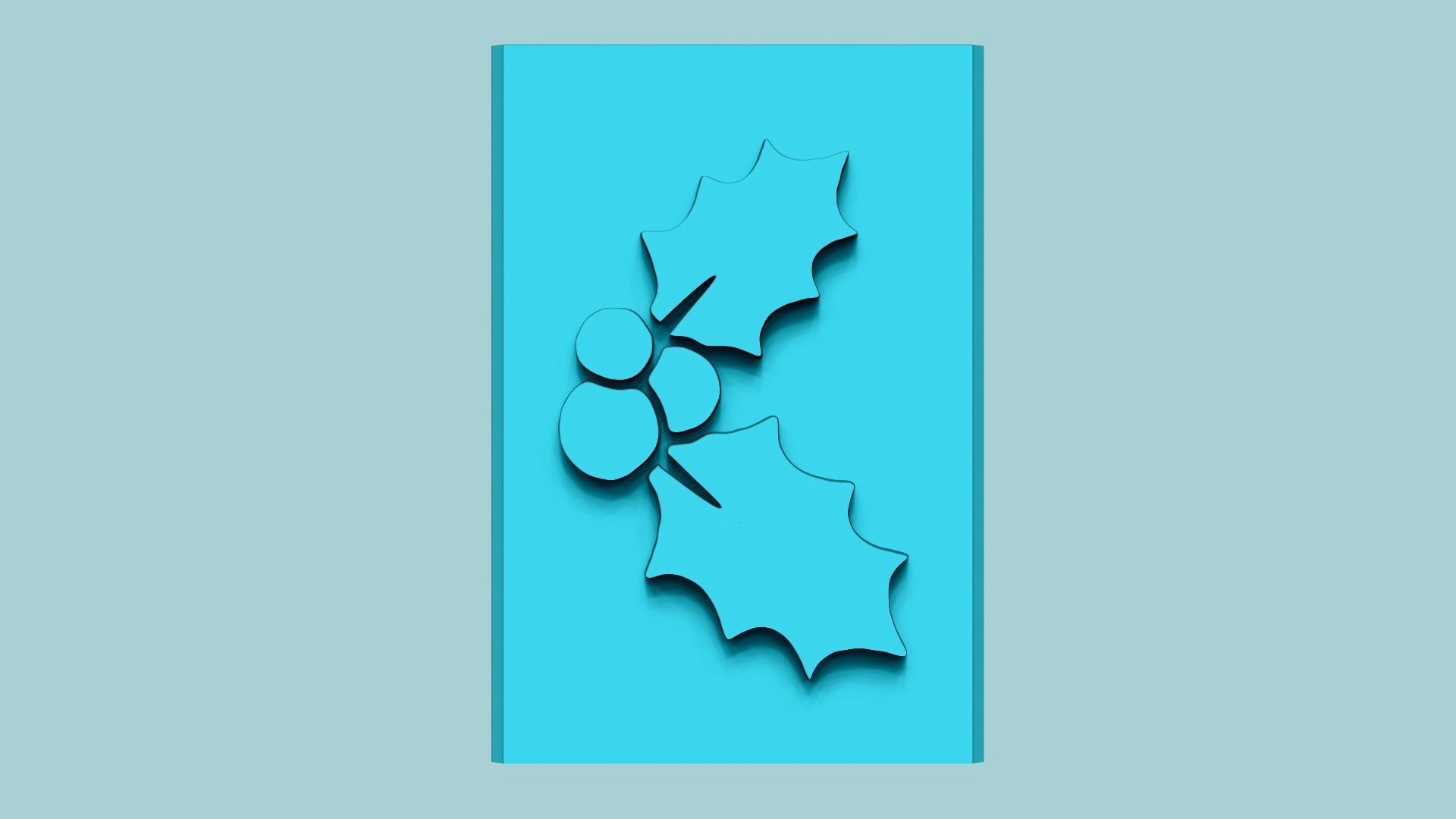 Stamp 71 - Christmas Garland - Fondant Decoration Maker Toy 3D print model_2