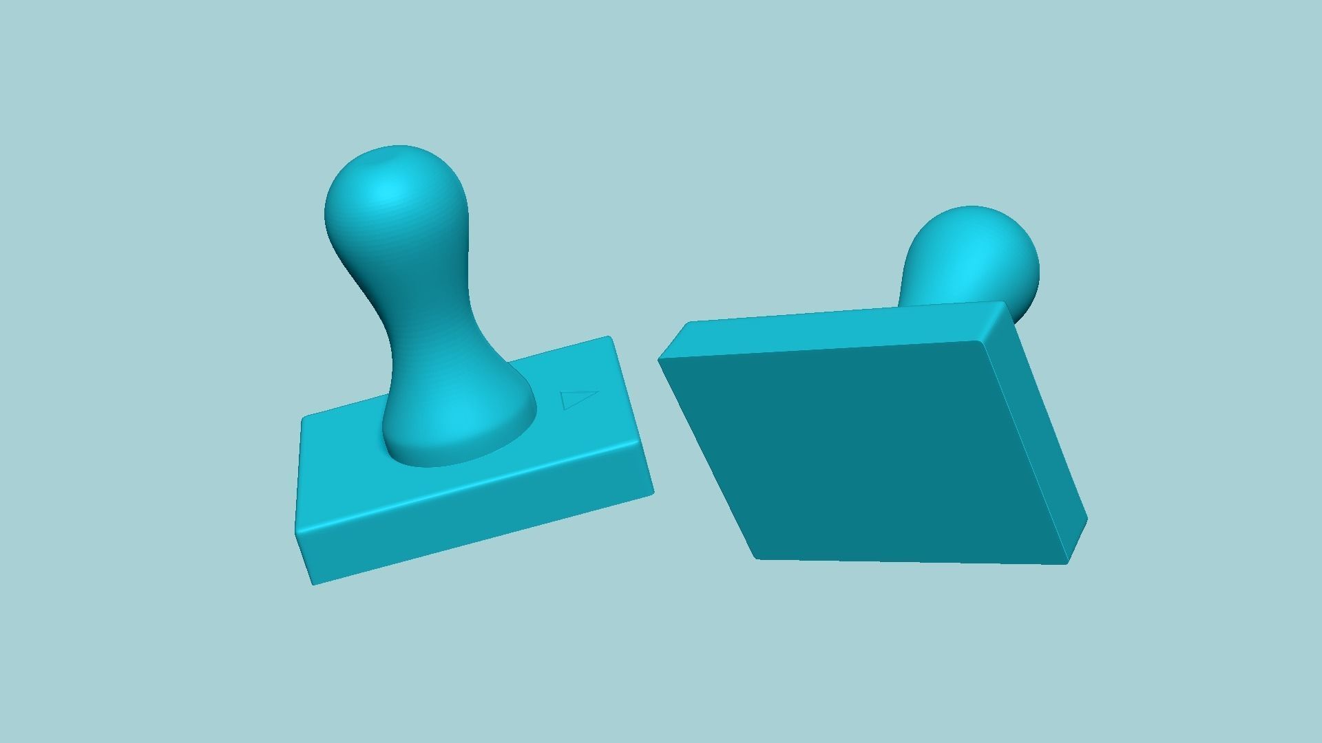 Stamp 74 - Bell - Fondant Decoration Maker Toy 3D print model_12