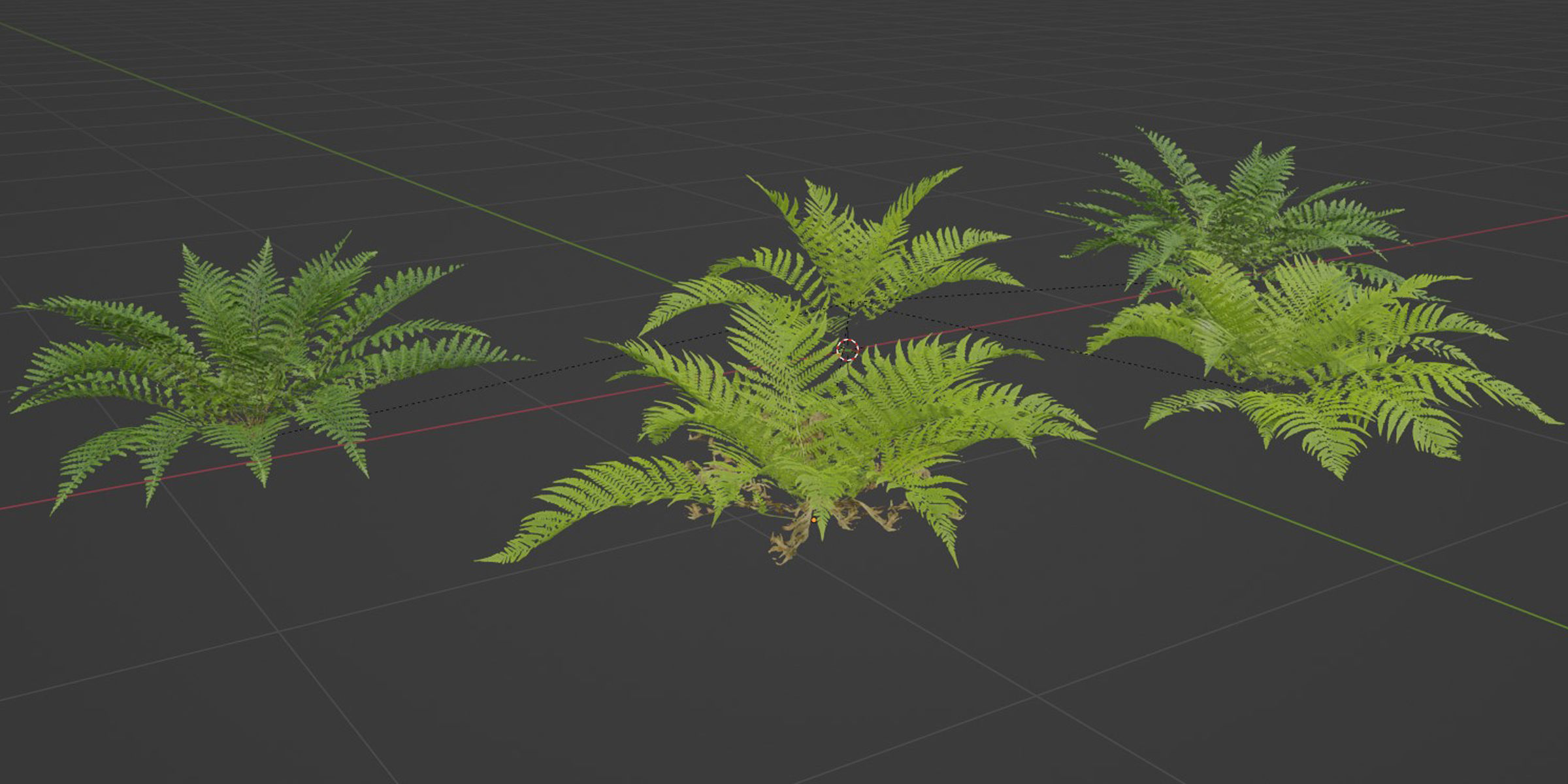 ferns collection vol 104-Blender 3D model_3