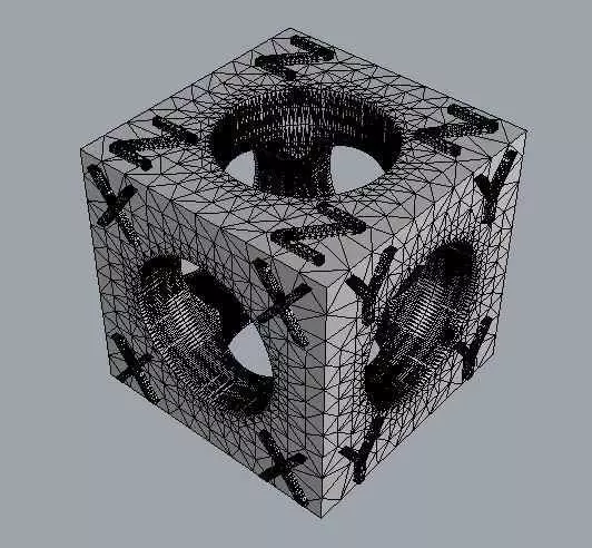 Calibration Cube Model 1 Free 3D print model